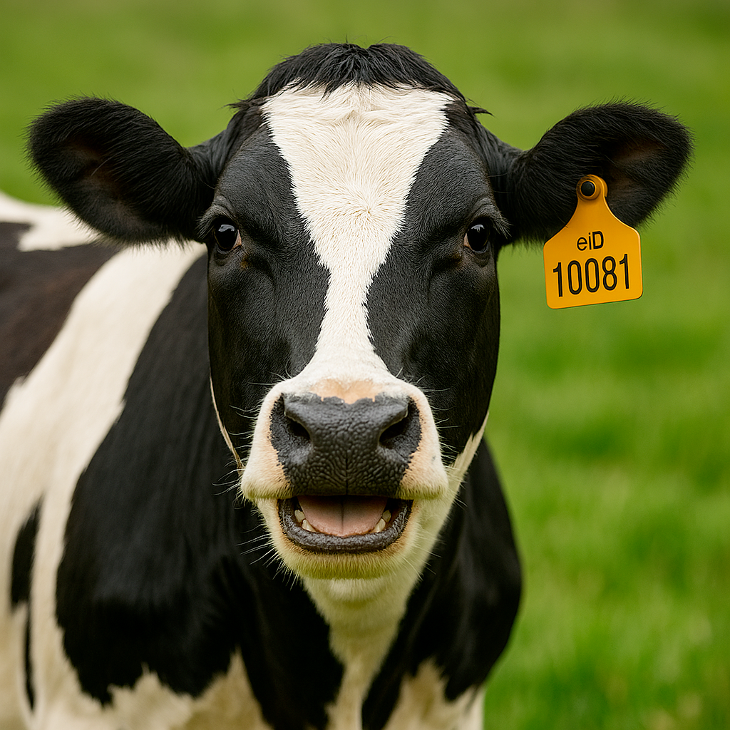 Animals with eID tags